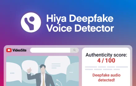 Hiya Deepfake Voice Detector screenshot 1 of 6
