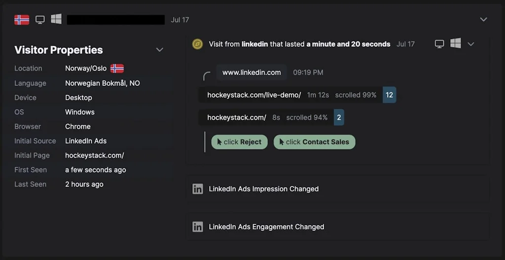 HockeyStack screenshot 3 of 4