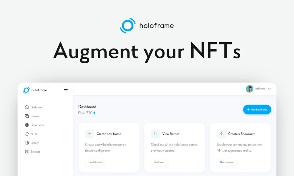 Holoframe | Augment your NFTs screenshot 1 of 5