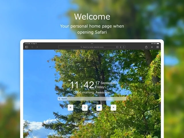 Home Tab for Safari screenshot 5 of 7