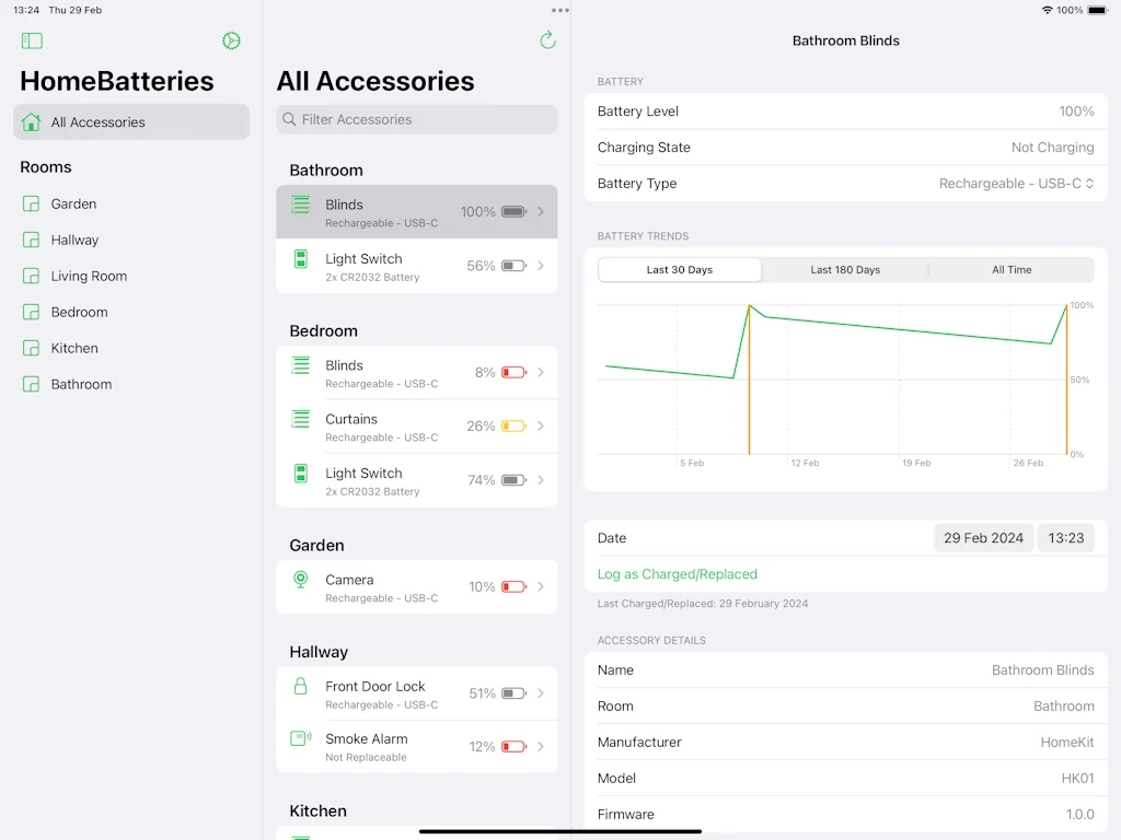 HomeBatteries for HomeKit screenshot 1 of 7