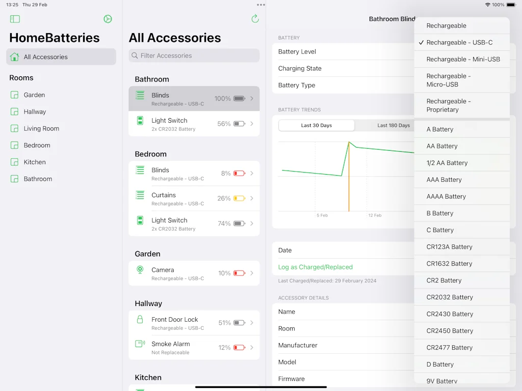 HomeBatteries for HomeKit screenshot 3 of 7
