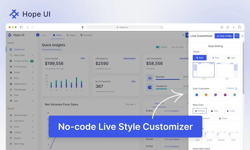 Hope UI screenshot 5 of 9