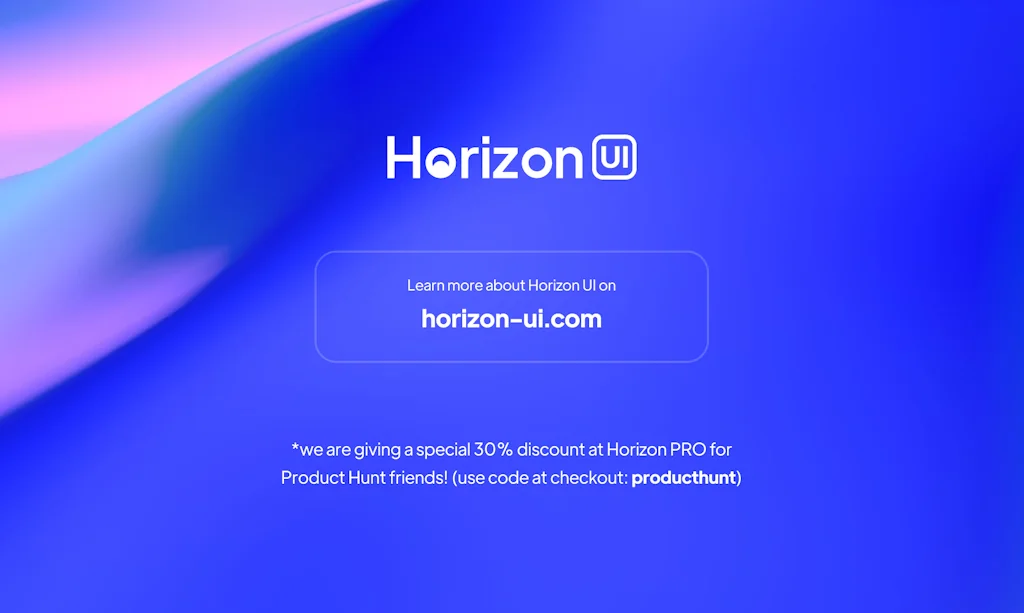Horizon UI screenshot 5 of 5