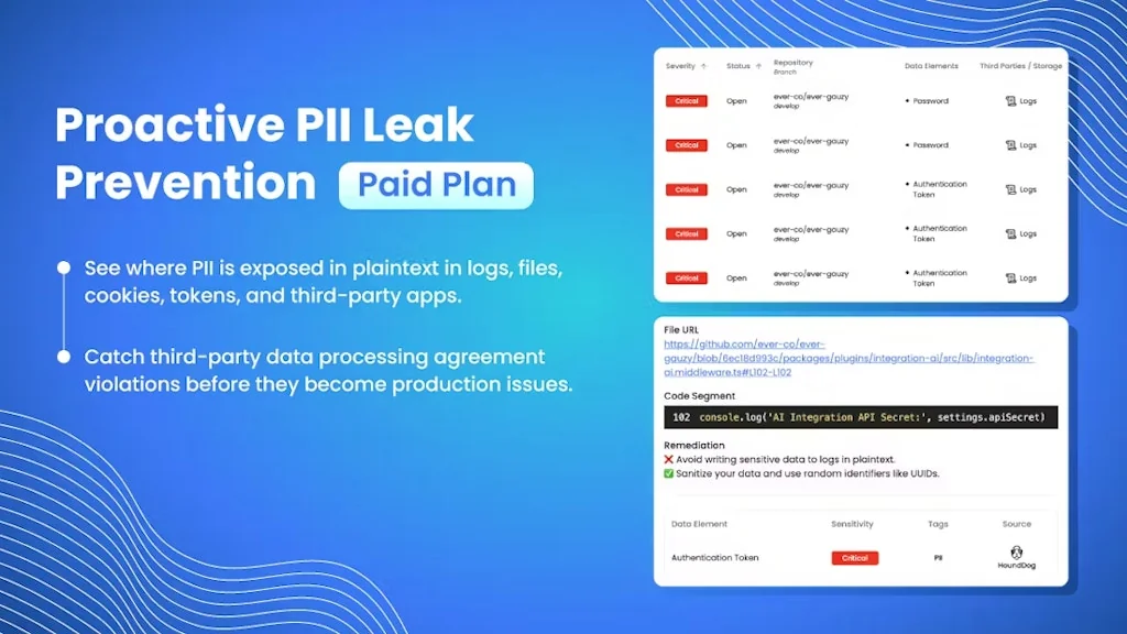 HoundDog.ai Static Code Scanner screenshot 3 of 4