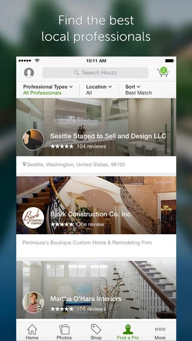 Houzz screenshot 1 of 5