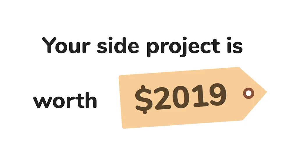 How Much Is My Side Project Worth? screenshot 2 of 2
