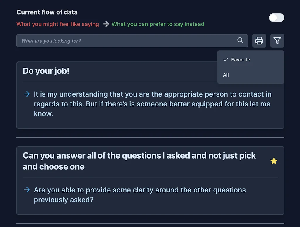 How to professionally say screenshot 2 of 4