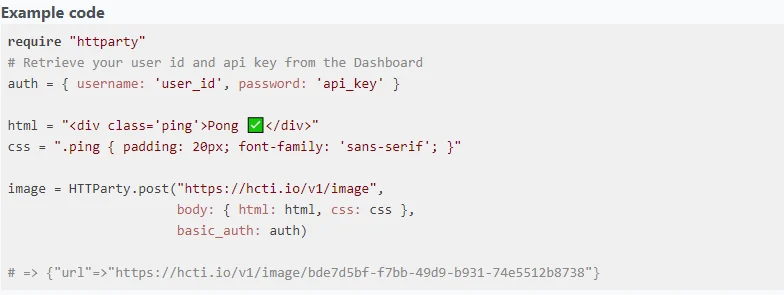 html css to image screenshot 1 of 3