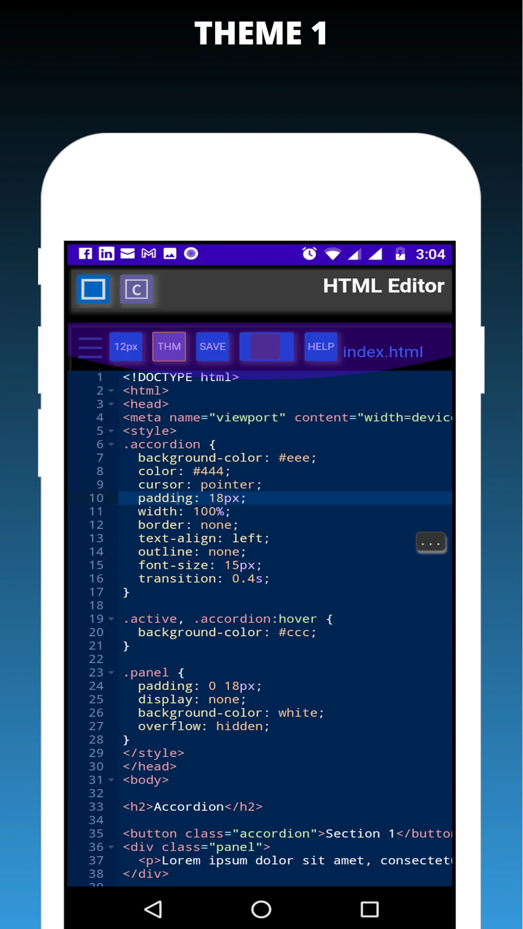 HTML Editor with Localhost screenshot 2 of 9
