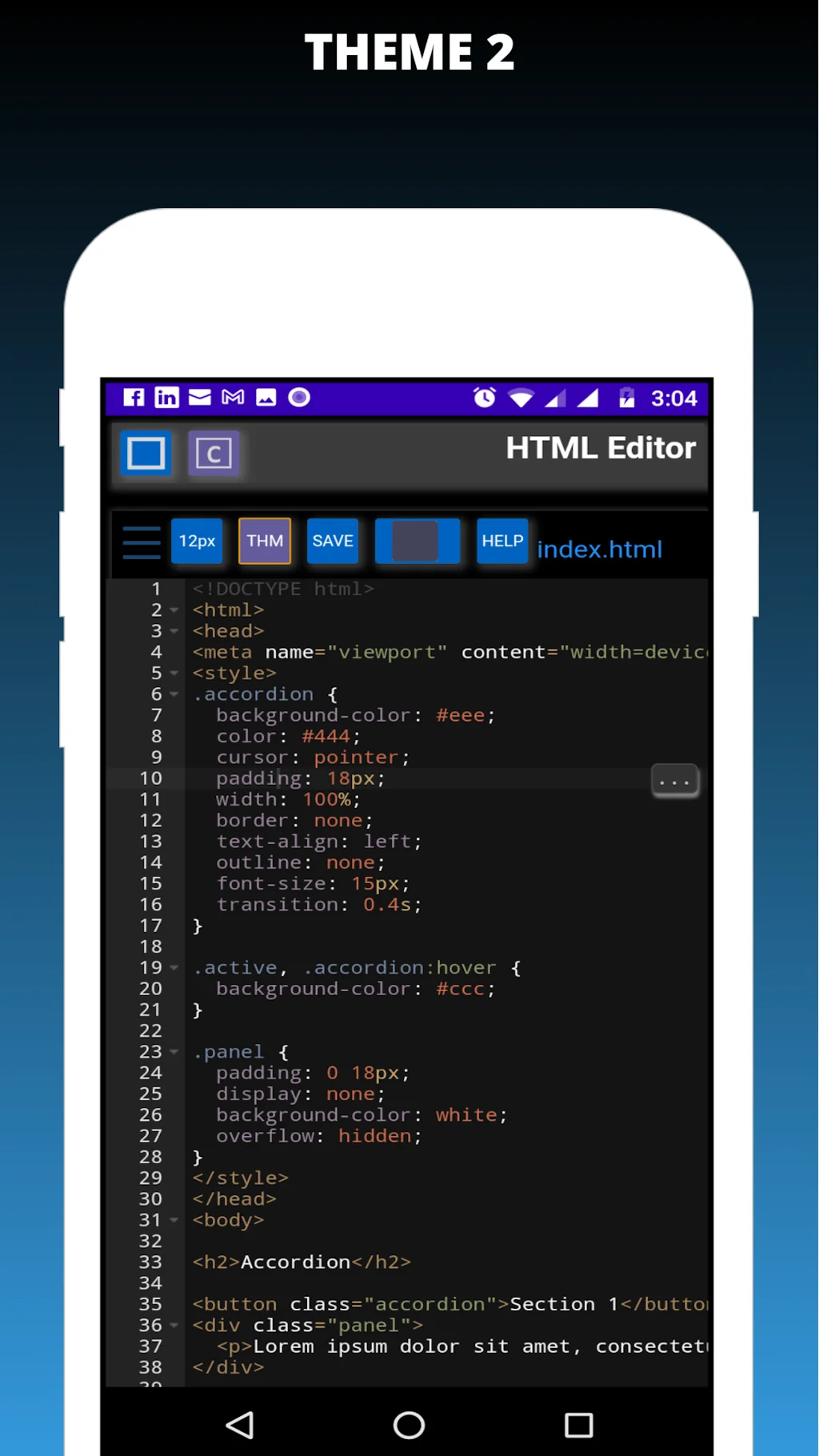 HTML Editor with Localhost screenshot 3 of 9