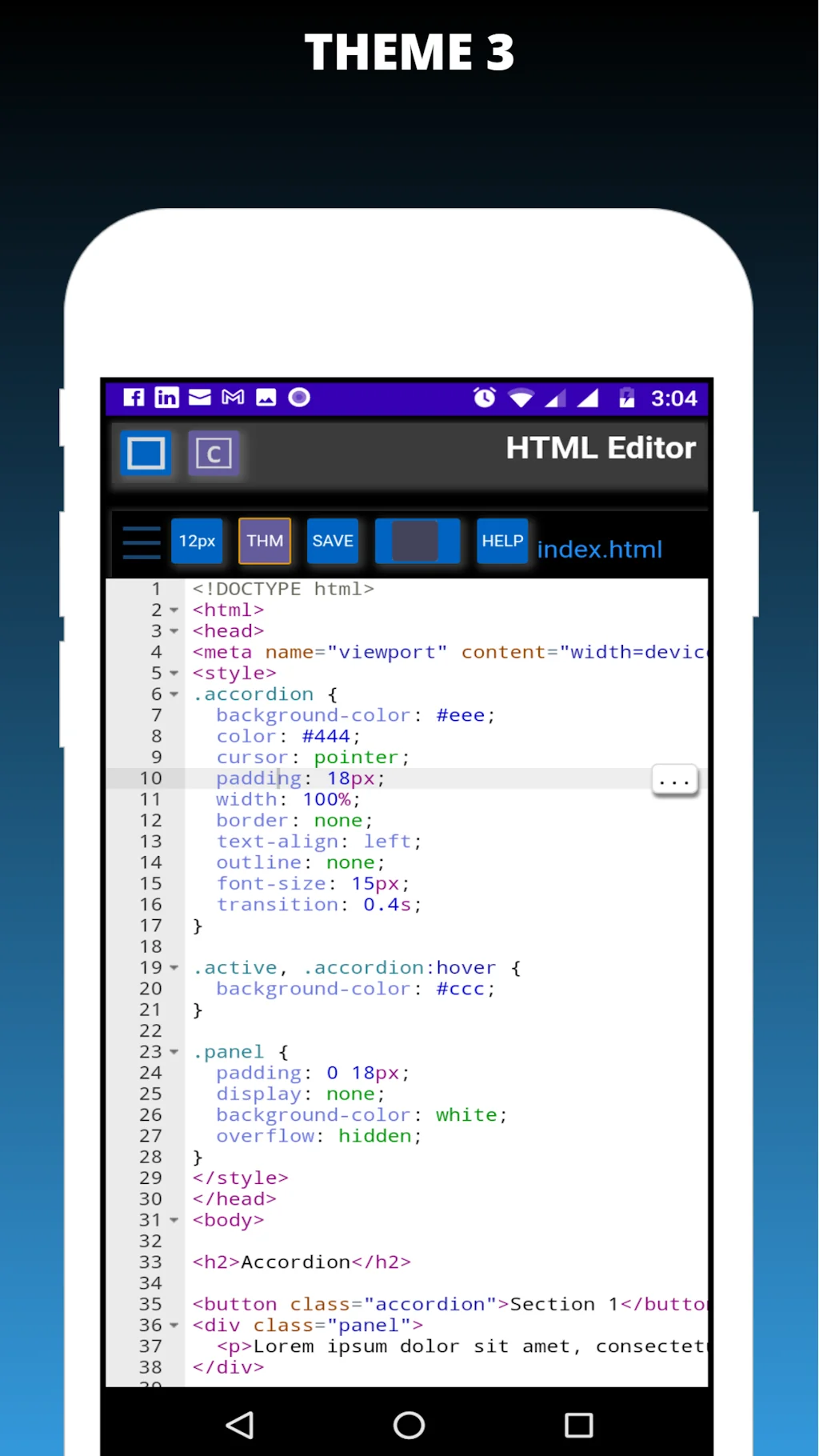 HTML Editor with Localhost screenshot 6 of 9