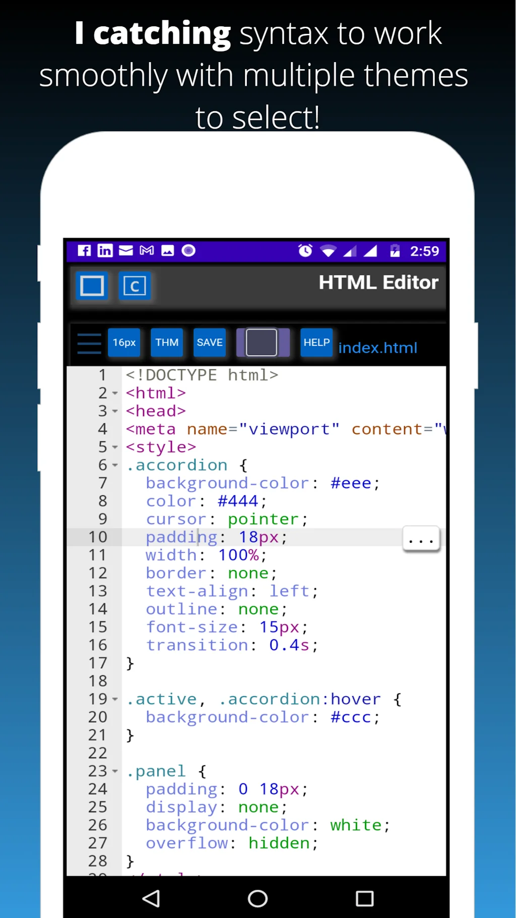 HTML Editor with Localhost screenshot 9 of 9