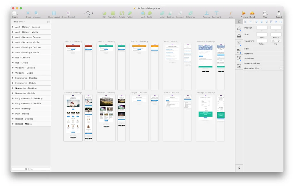 HTML Email screenshot 4 of 4