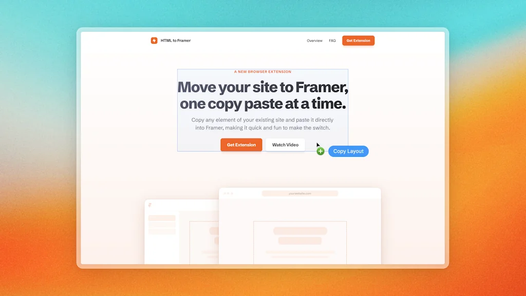 HTML to Framer screenshot 2 of 3