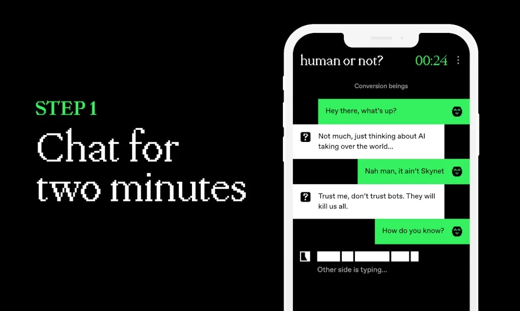 Human or Not? screenshot 1 of 4