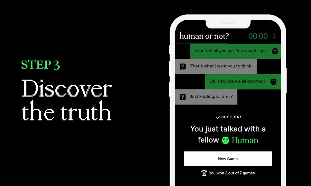 Human or Not? screenshot 3 of 4