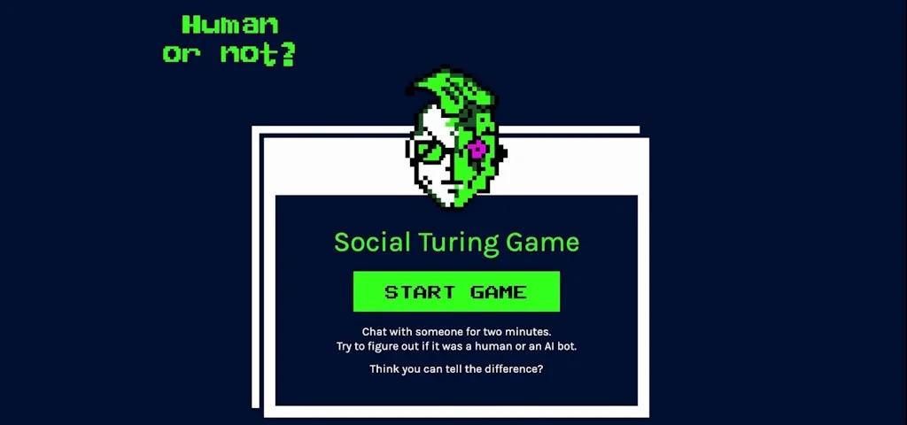 Humanornot.so A Turing Test Game screenshot 1 of 7