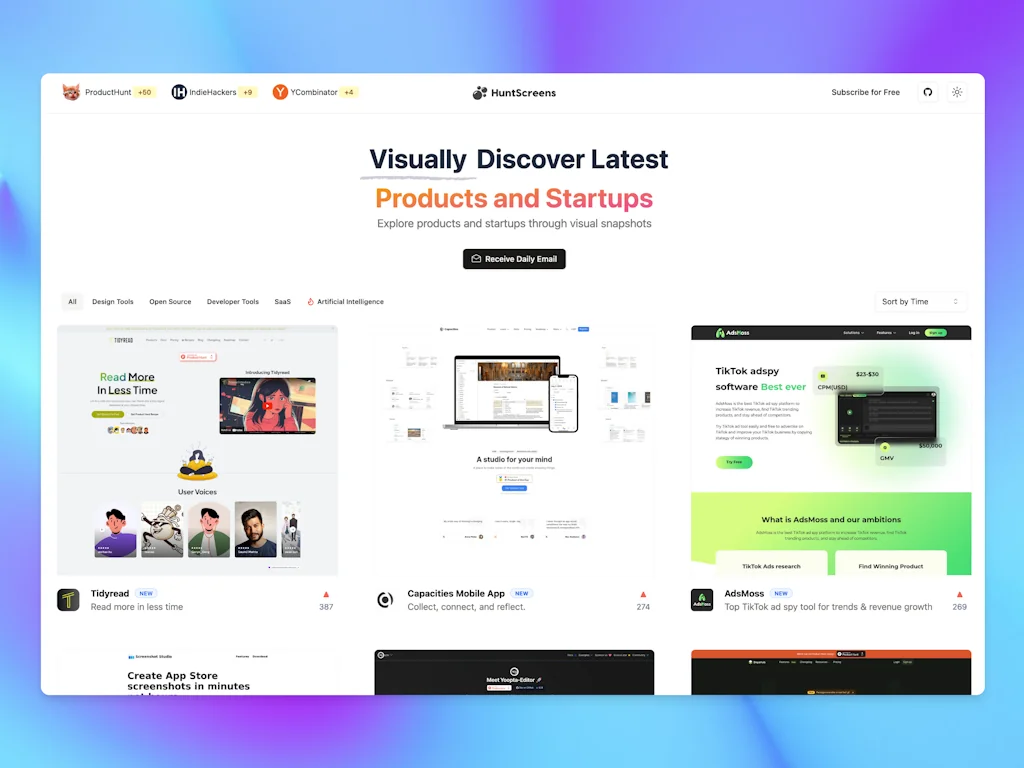 HuntScreens screenshot 1 of 2