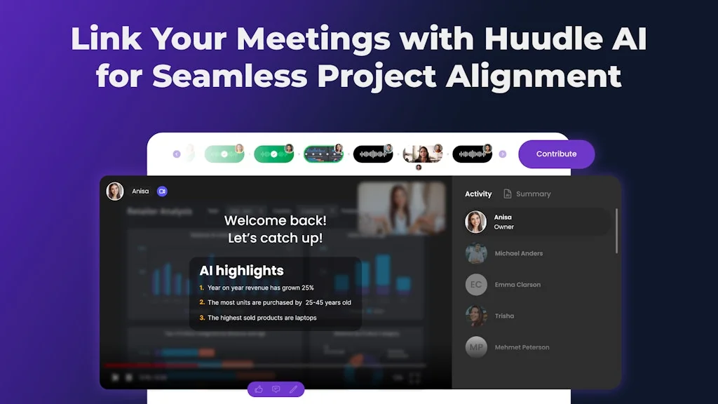 Huudle AI Project Assistant screenshot 2 of 5