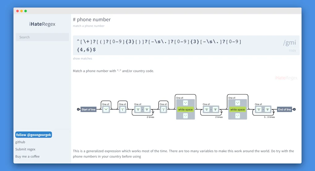 i Hate Regex screenshot 2 of 4