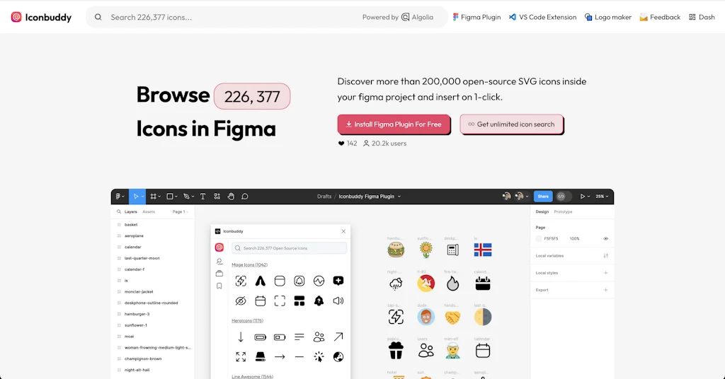 Iconbuddy Figma Plugin screenshot 2 of 6