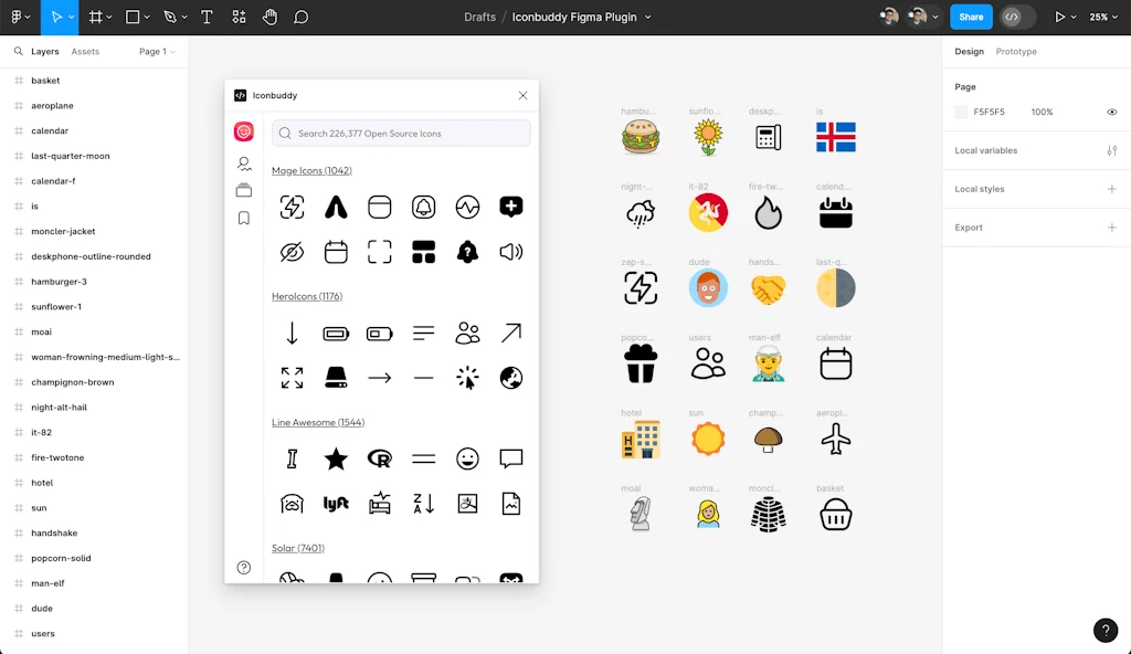 Iconbuddy Figma Plugin screenshot 3 of 6