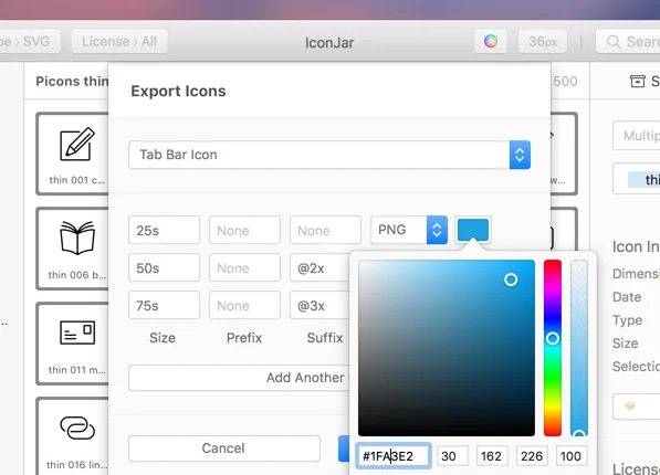 IconJar screenshot 3 of 6
