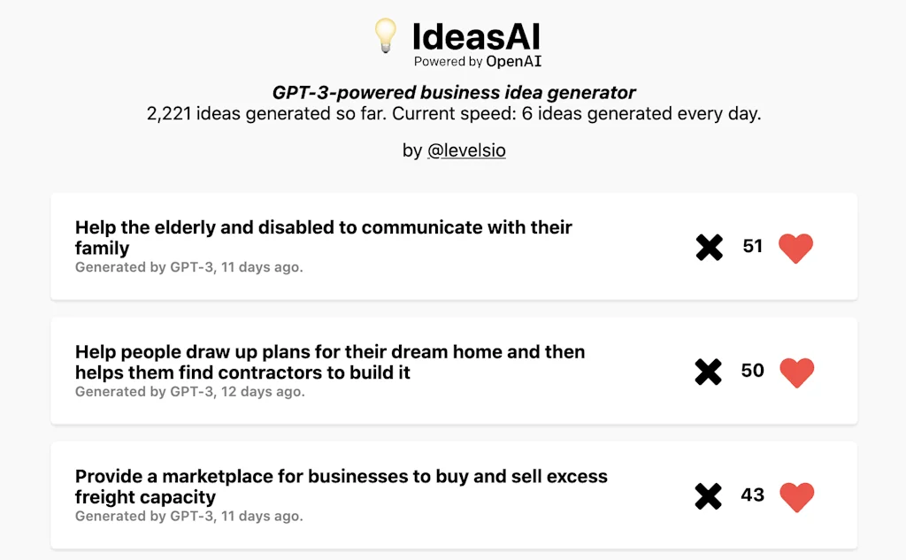 IdeasAI screenshot 1 of 3
