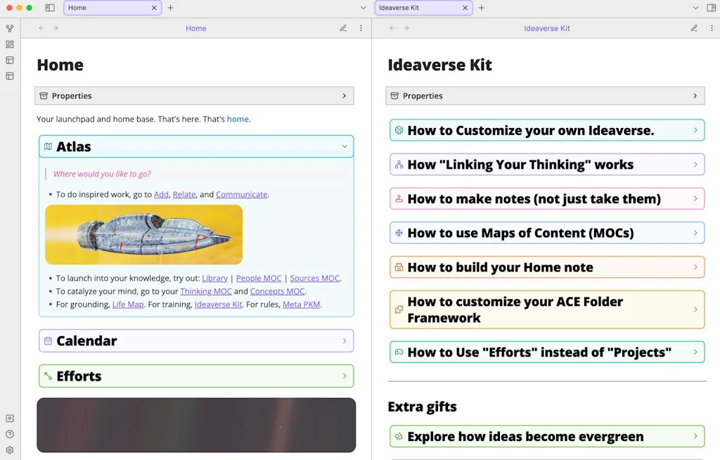 Ideaverse for Obsidian screenshot 2 of 5
