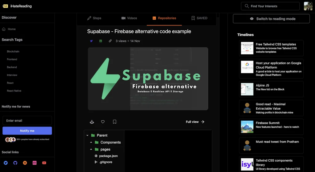 iHateReading screenshot 2 of 5