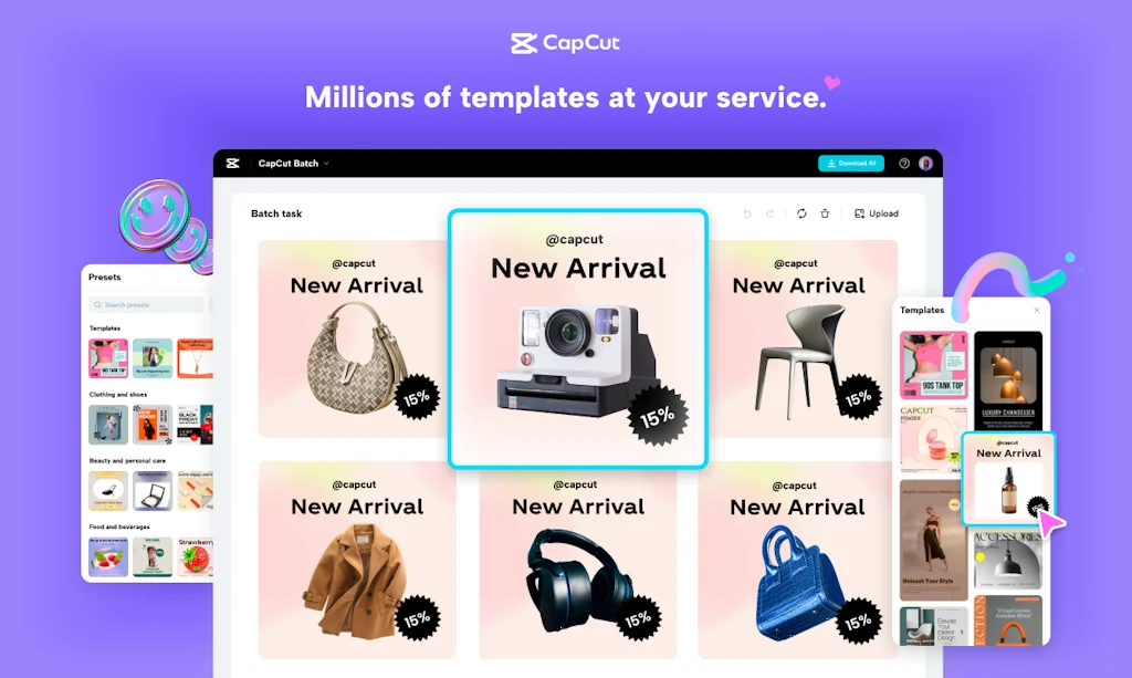 Image Batch Edit by CapCut screenshot 4 of 5