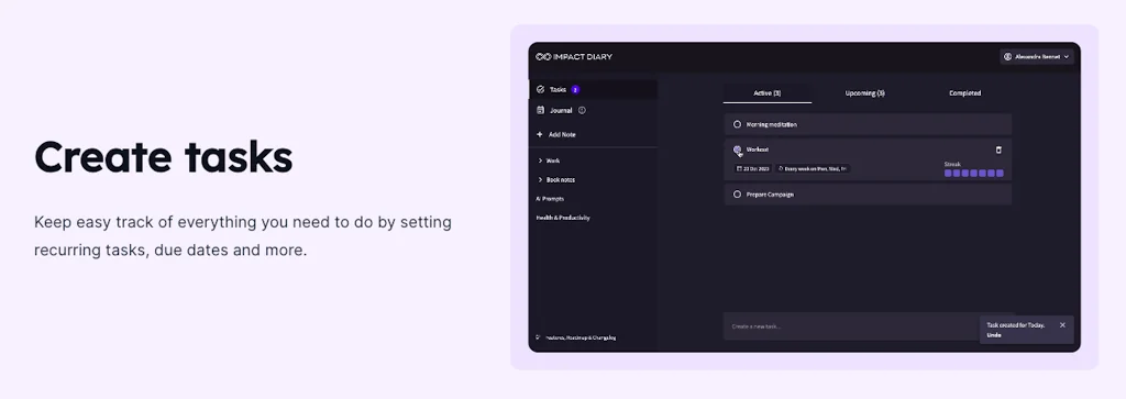 Impact Diary screenshot 2 of 4