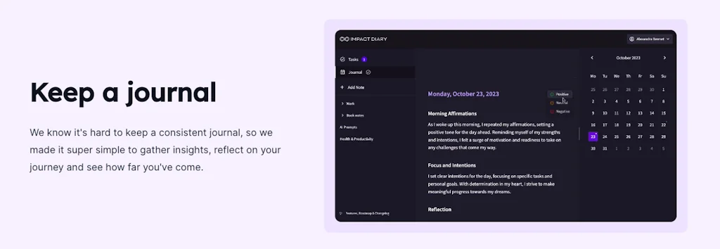 Impact Diary screenshot 4 of 4