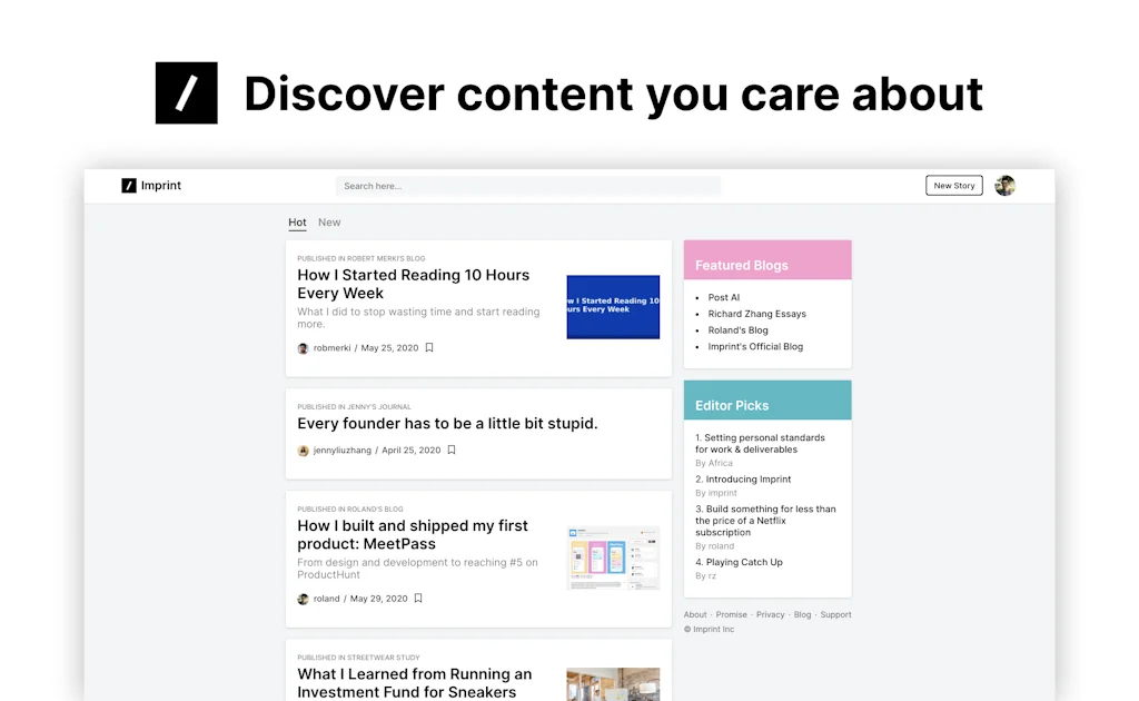 Imprint screenshot 1 of 4