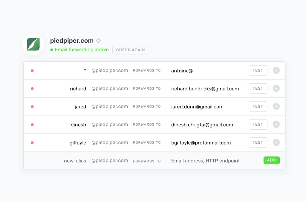 ImprovMX screenshot 1 of 3