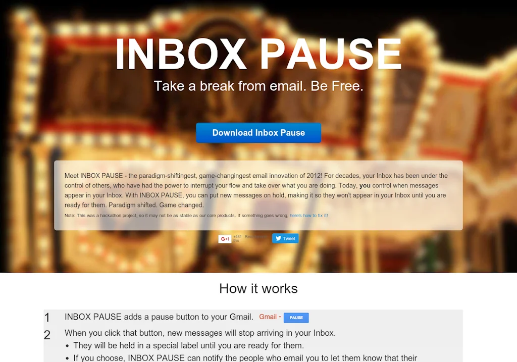 Inbox Pause logo