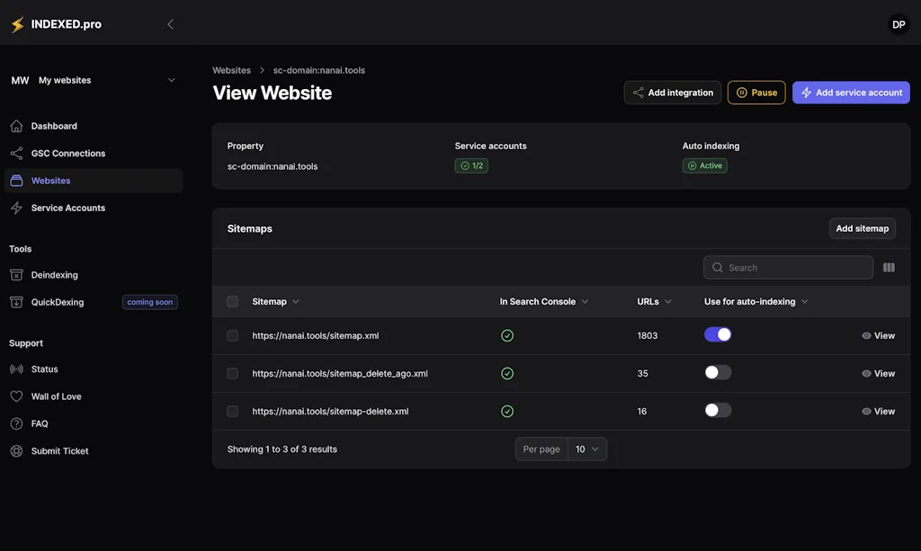 INDEXED.pro screenshot 2 of 4