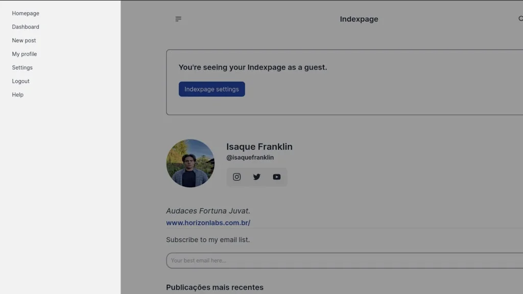 IndexPage screenshot 4 of 12
