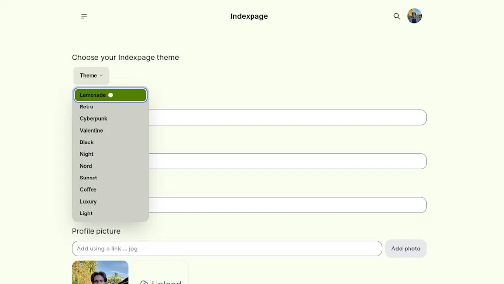 IndexPage screenshot 8 of 12