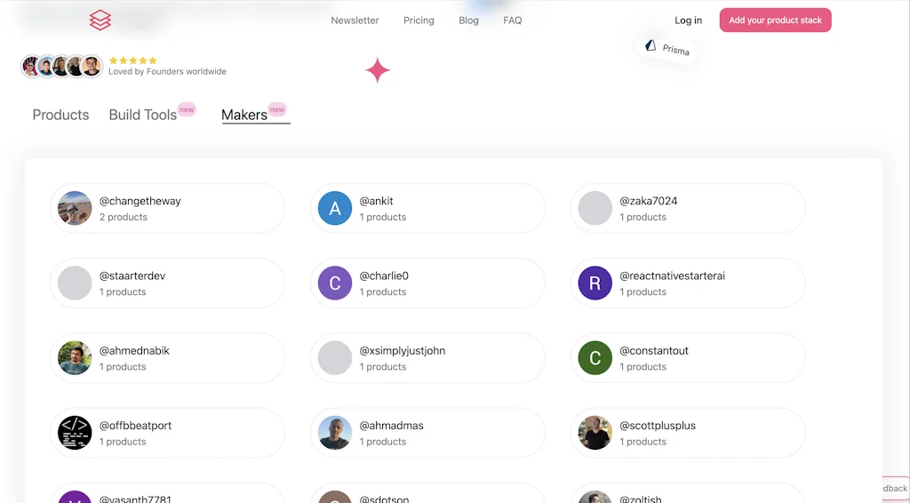 Indie Hacker Stacks screenshot 4 of 4