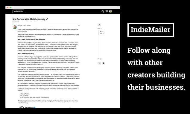 IndieMailer screenshot 3 of 3