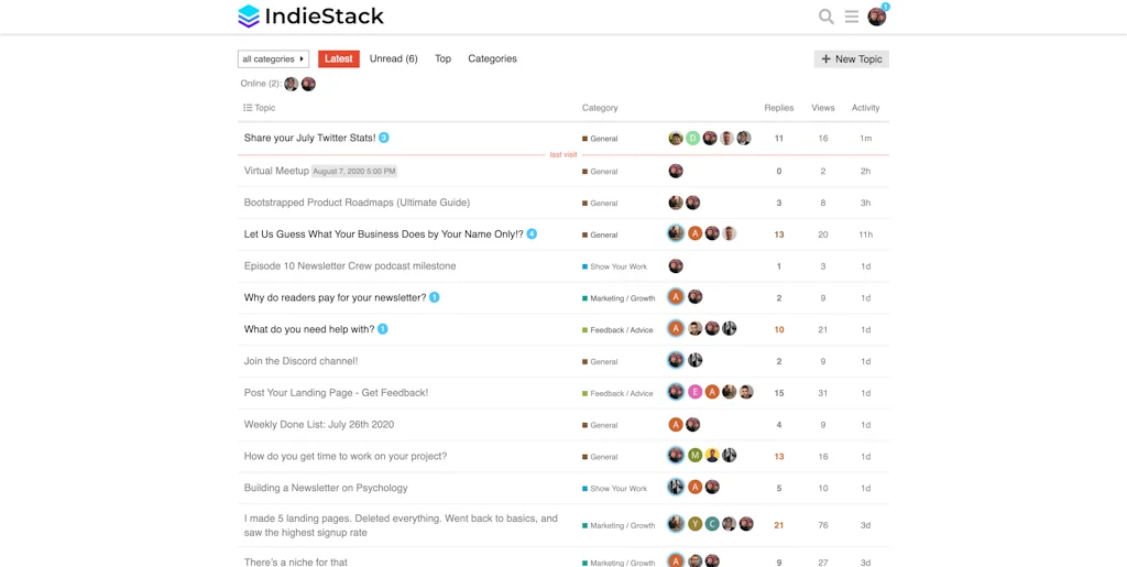 IndieStack screenshot 1 of 2