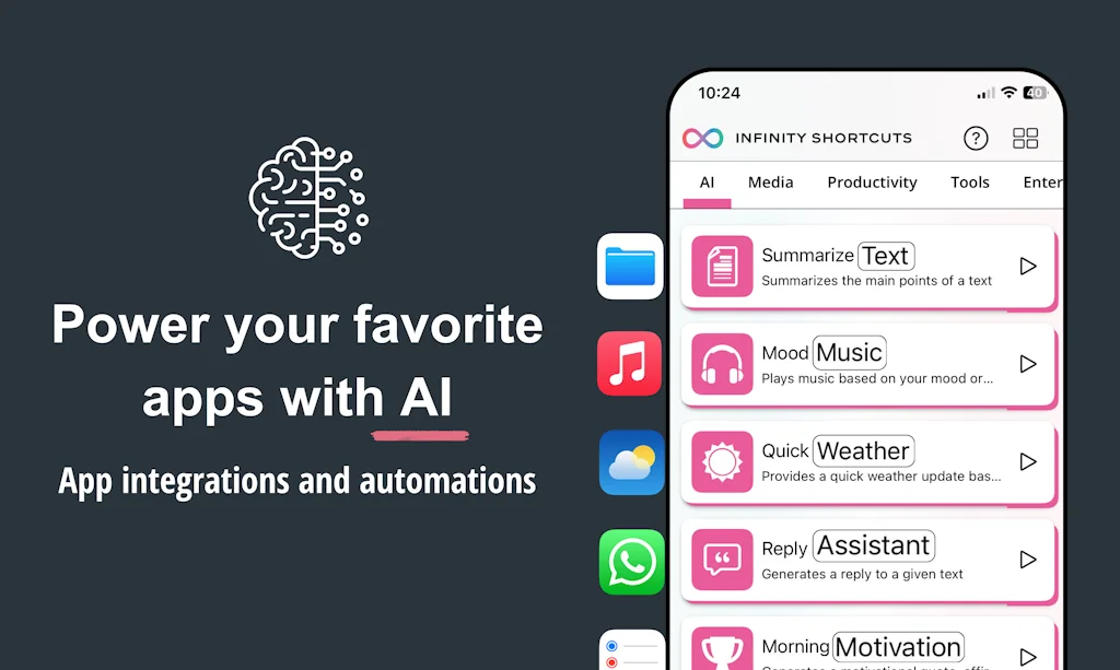 Infinity Shortcuts screenshot 2 of 7