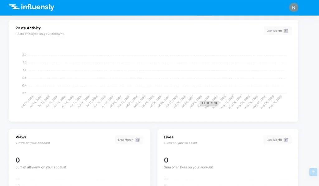 Influensly screenshot 4 of 4