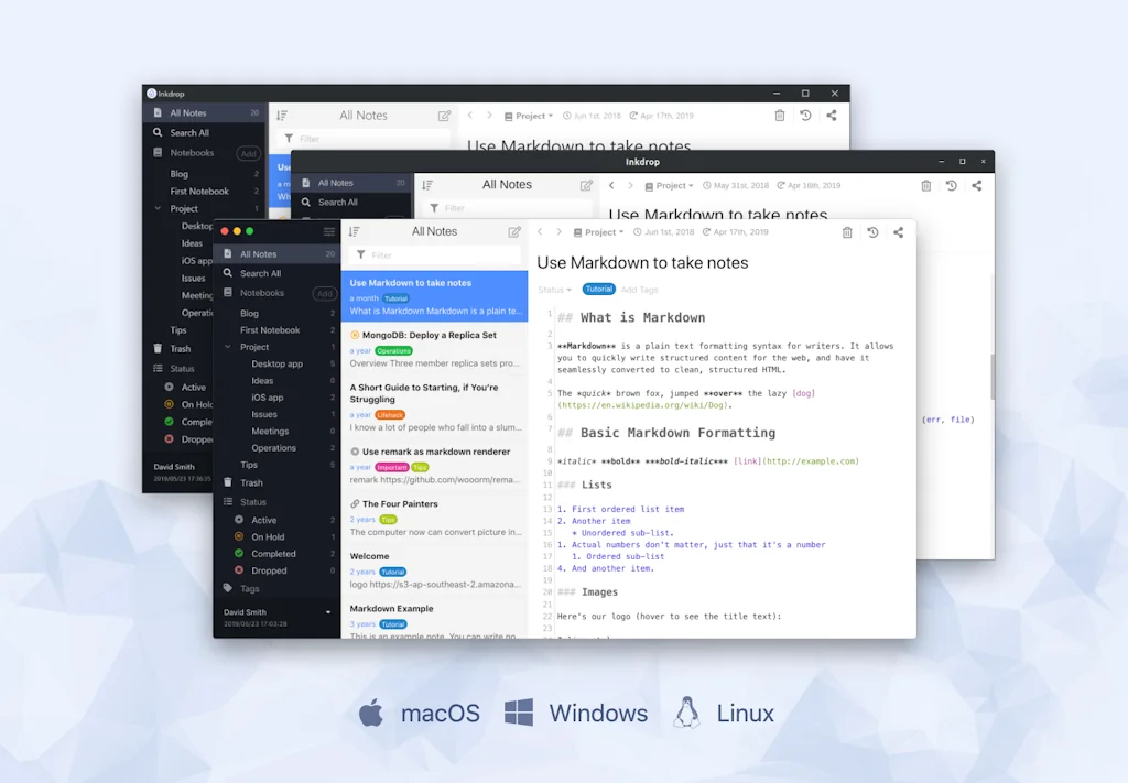 Inkdrop screenshot 1 of 7