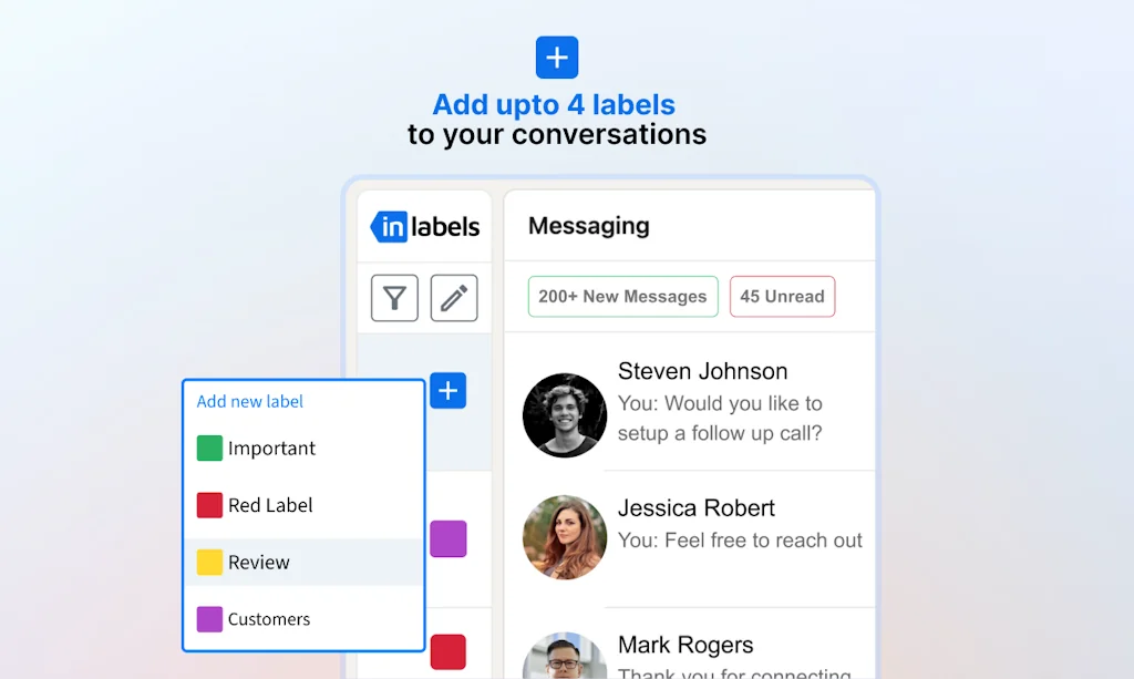 InLabels: Labels for LinkedIn screenshot 2 of 4