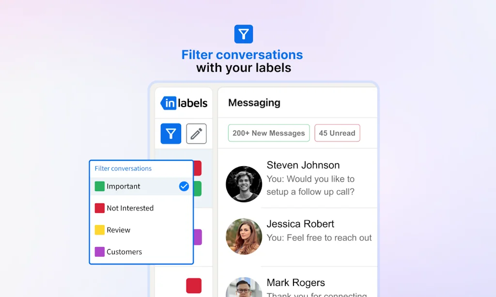 InLabels: Labels for LinkedIn screenshot 3 of 4