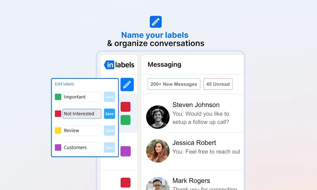 InLabels: Labels for LinkedIn screenshot 4 of 4
