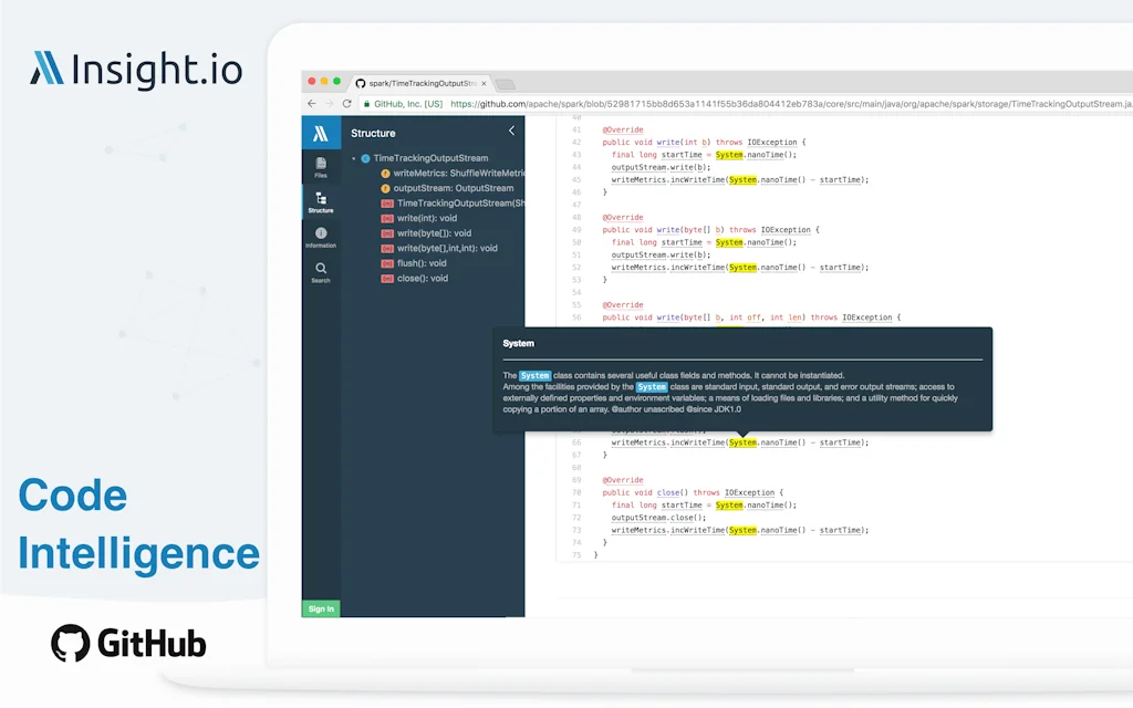 Insight.io for GitHub screenshot 3 of 5